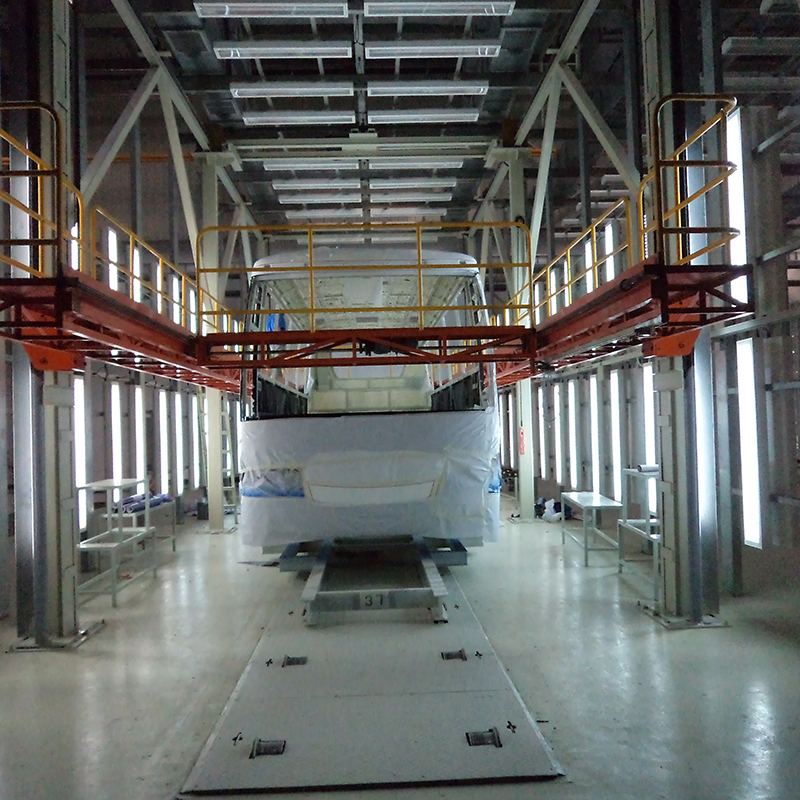 Elevadores de plataforma de 3 eixos