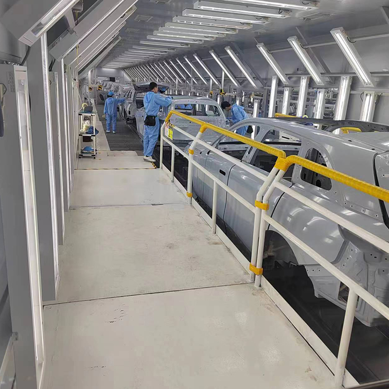 Linha de revestimento por eletroforese para veículos elétricos
