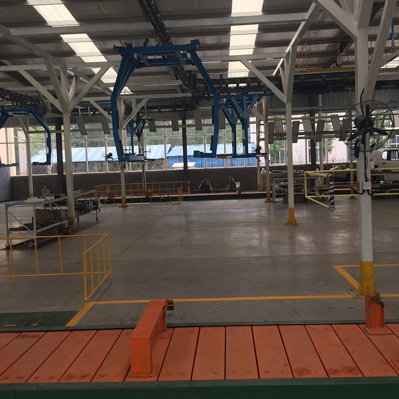 Linha de revestimento por eletroforese para veículos elétricos