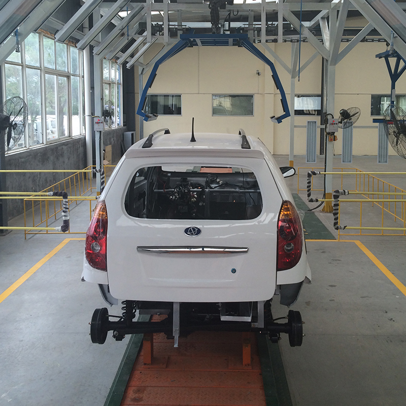 Linha de revestimento por eletroforese para veículos elétricos