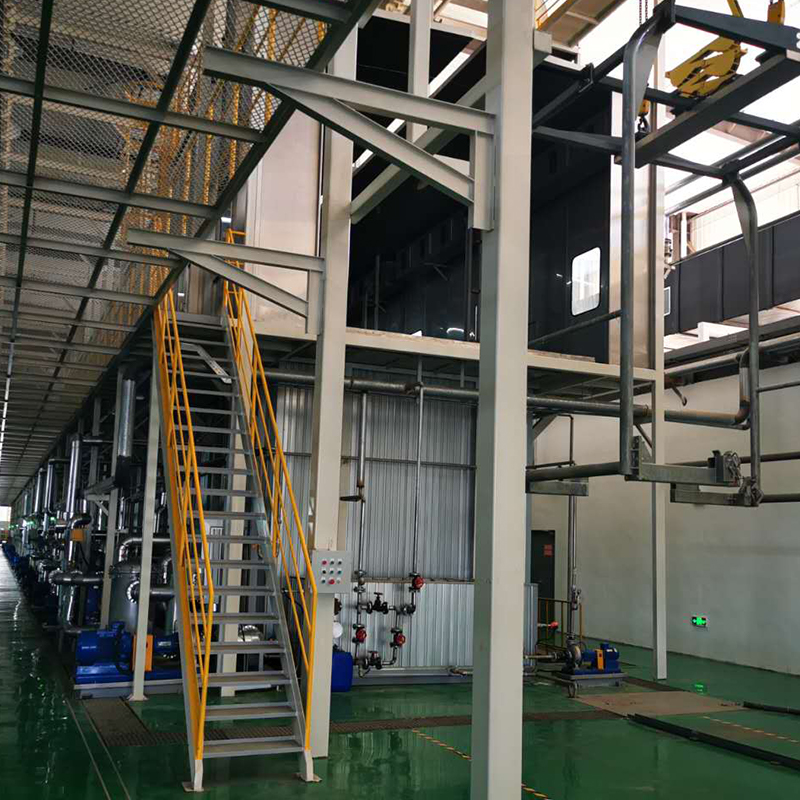 Linha de eletroforese para cabine de caminhão