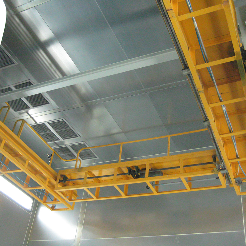 Linha de pintura para carroceria de caminhão tanque de grãos