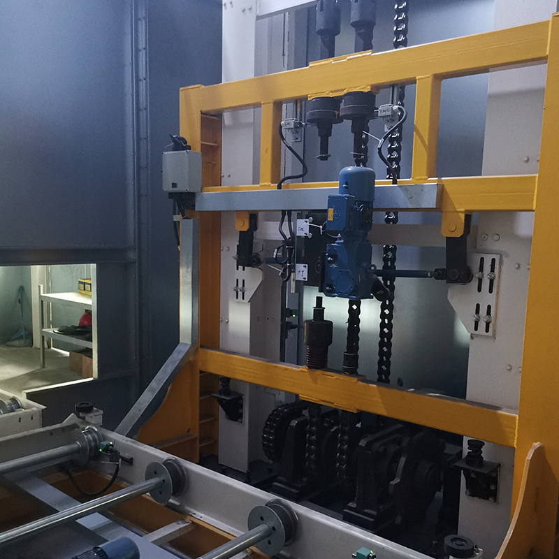 Linha de automação de mesa rolante