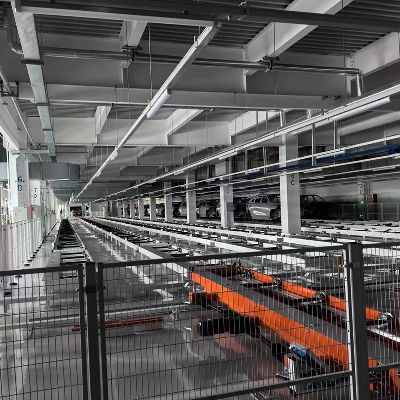 Linha de automação de mesa rolante