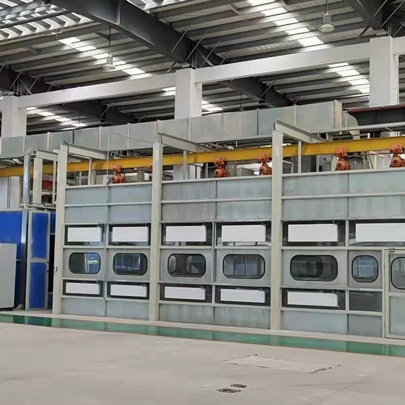 Linha de revestimento de carroceria de caminhão