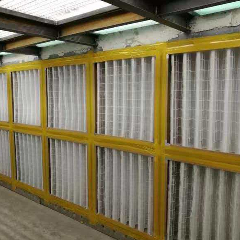 Filtro de caixa de proteção de tinta de papelão para cabine de pintura seca